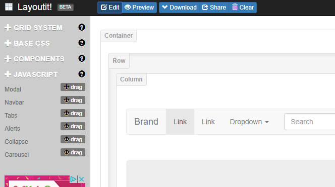 Creare-layout-Bootstrap-online