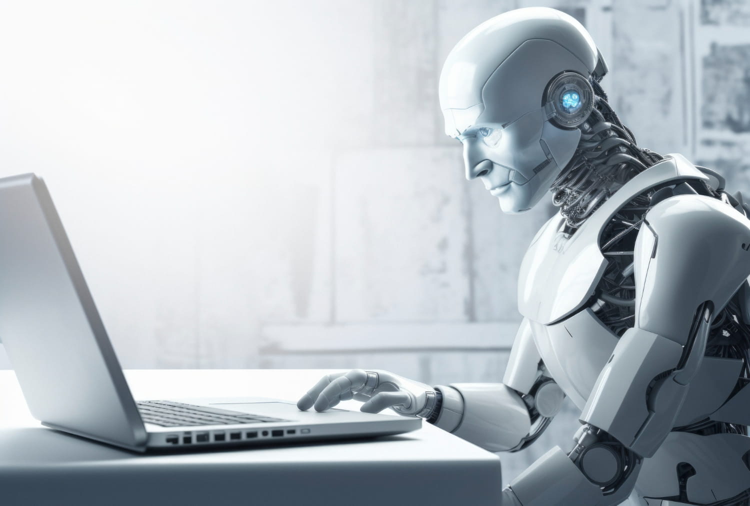 Intelligenza Artificiale che lavora al PC